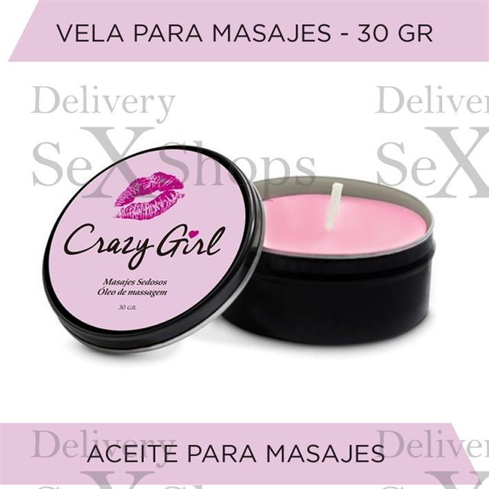  Vela para masajes crazy girl 30gr 